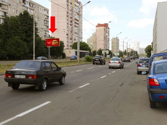 Фото рекламной плоскости по адресу Автозаводская ул., 41, в сторону Шевченка пл.