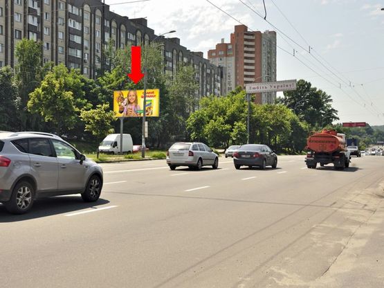 Фото рекламной плоскости по адресу Лобановского пр. (бывш. Краснозвездный пр.), 130, в сторону Севастопольская пл.