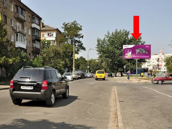Фото рекламної площини за адресою Карельский пер., 3, возле супермаркета "Сильпо", в сторону Гагарина пр.