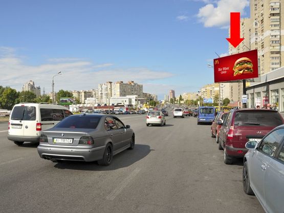 Фото рекламної площини за адресою Ревуцкого ул. / Декабристов ул., в сторону Тростянецкая ул.