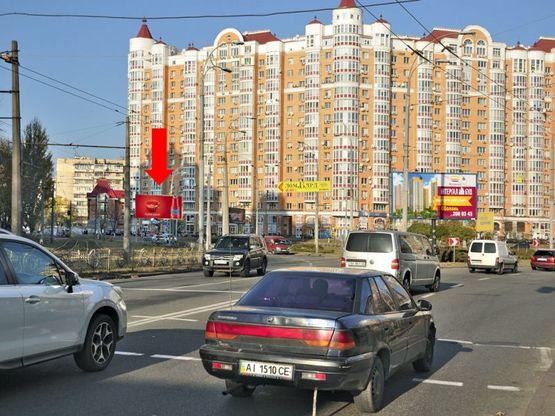 Фото рекламної площини за адресою Тимошенко ул., 13А, на развязке