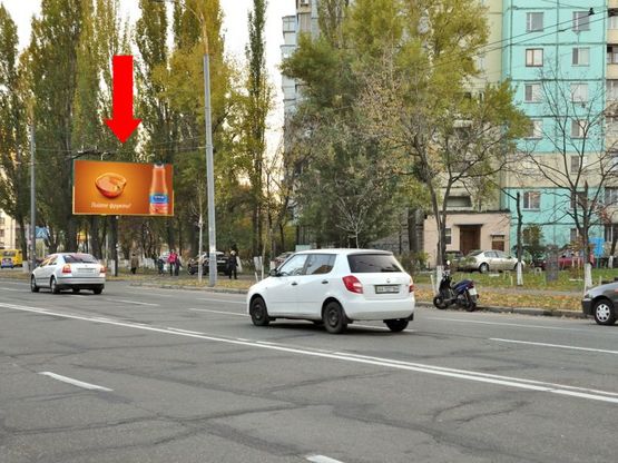 Фото рекламної площини за адресою Иорданская ул. (бывш. Гавро ул.), 9 / Архипенка ул. (бывш. Залки ул.), в сторону Героев Сталинграда пр.