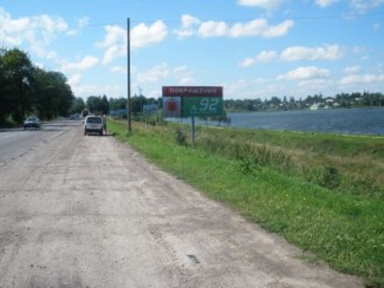 Фото рекламної площини за адресою вул.Міцкевича (озеро) ст.А