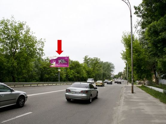 Фото рекламної площини за адресою Кировоградская ул., 25, напротив, в сторону Лобановского пр. (бывш. Краснозвездный пр.)