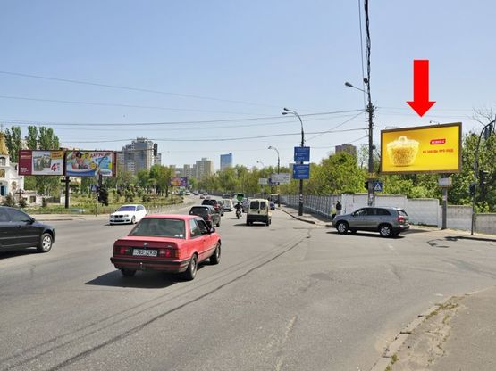 Фото рекламної площини за адресою Харьковское шоссе / Тепловозная ул.  на светофоре, в сторону Харьковская пл.