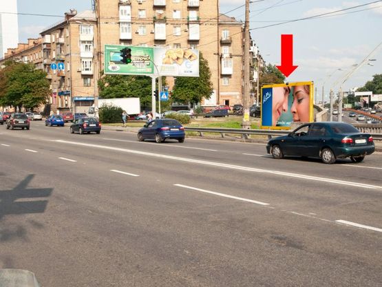 Фото рекламної площини за адресою Дегтяревская ул. / Победы пр., 80/57, ст. м. "Берестейская"