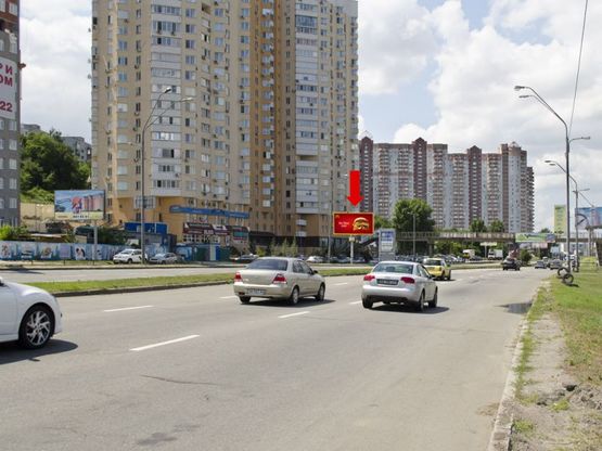 Фото рекламной плоскости по адресу Саперно-Слободская ул., 90м от первого наземного перехода, в сторону Демеевская пл. (бывш. Московская пл.)