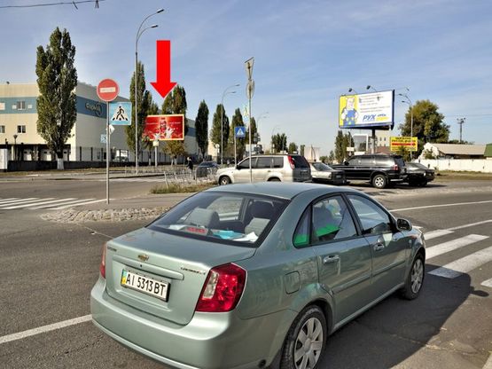 Фото рекламной плоскости по адресу Новоконстантиновская ул. 1А, в сторону Петровки