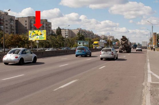 Фото рекламної площини за адресою Ватутина пр., 30, в сторону Перова бул.