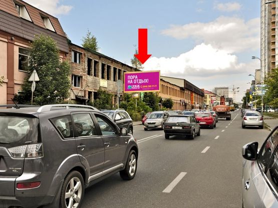 Фото рекламной плоскости по адресу Малевича ул. (бывш. Боженка ул.), 86, в сторону Тверская ул.