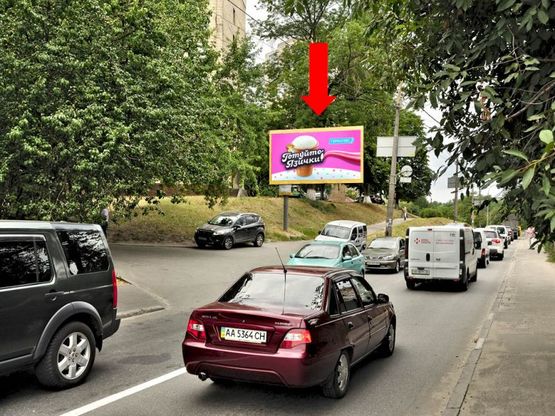 Фото рекламной плоскости по адресу Науки пр., 98 / Науки пр., 102, сторону Демеевская пл. (бывш. Московская пл.)