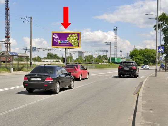 Фото рекламной плоскости по адресу Электриков ул., остановка "Северный ковш", в сторону мост Московский