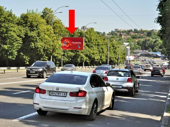 Фото рекламной плоскости по адресу Лобановского пр. (бывш. Краснозвездный пр.) / Похилая ул., напротив, в сторону Демеевская пл. (бывш. Московская пл.)