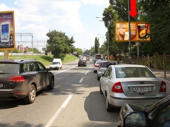 Фото рекламної площини за адресою Гринченко ул., в сторону Байковая ул.