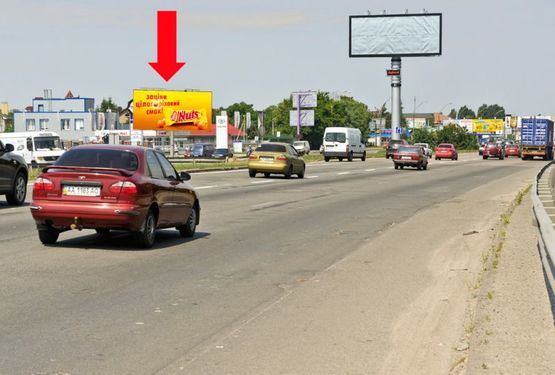 Фото рекламної площини за адресою Кольцевая дорога, возле супермаркета "Край", в сторону Победы пр.