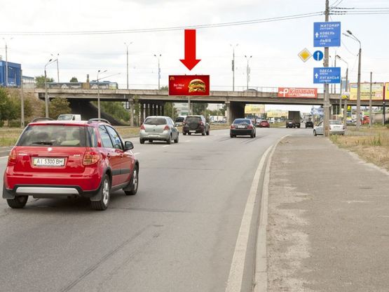Фото рекламной плоскости по адресу Богатырская ул. / Тимошенко ул., разделитель, в сторону ст. м. "Минская"