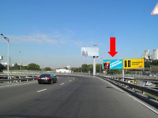 Фото рекламної площини за адресою Южный мост / Надднепрянское шоссе, левая, в сторону Столичное шоссе