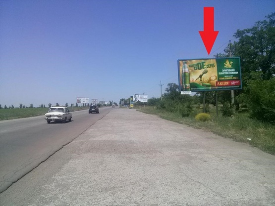 Фото рекламної площини за адресою Трасса Н23, (АЗС "Элин", Райдержветмед), выезд из города, на  Кировоград, Киев