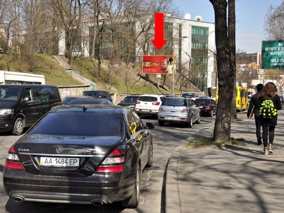 Фото рекламної площини за адресою Глубочицкий проезд, электроопора №25, в сторону Глубочицкая ул.