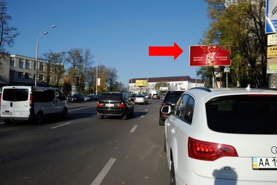 Фото рекламної площини за адресою Васильковская ул., 33, в центр