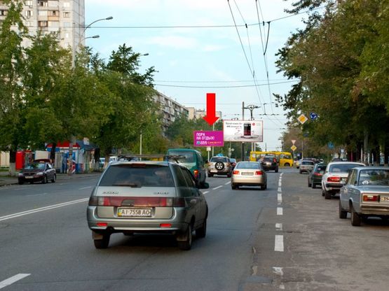 Фото рекламной плоскости по адресу Лесной пр. / Милютенко ул., в сторону Жукова ул.