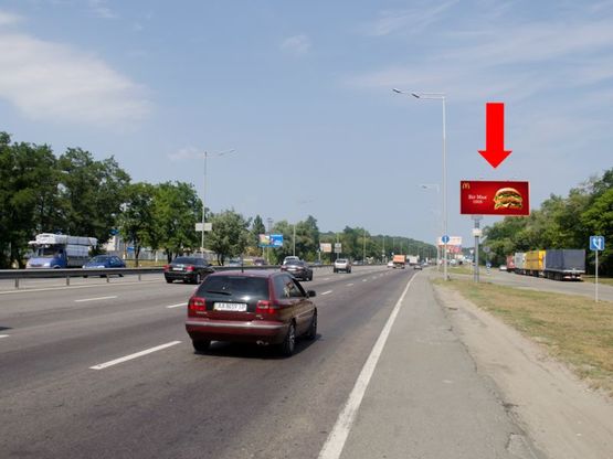 Фото рекламной плоскости по адресу Столичное шоссе, возле АЗС "Лукойл", за развязкой с Науки пр., в центр