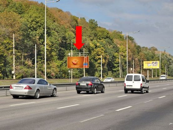 Фото рекламной плоскости по адресу Столичное шоссе, 1000м до мост Южный, в центр