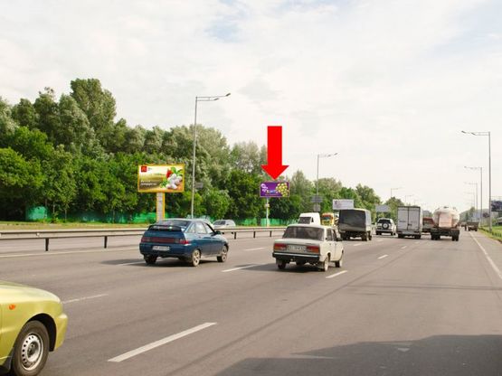 Фото рекламной плоскости по адресу Столичное шоссе / Камышанская ул., 4, в сторону Науки пр.