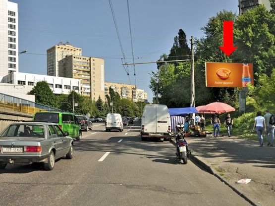 Фото рекламної площини за адресою Науки пр., 16, в сторону Столичное шоссе