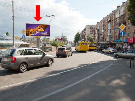 Фото рекламної площини за адресою Севастопольская пл., 50/2, напротив, по Воздухофлотский пр., в сторону Воздухофлотский пр.