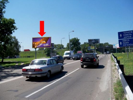 Фото рекламной плоскости по адресу Воздухофлотский пр. / Кольцевая дорога, развязка, в сторону Вишневого