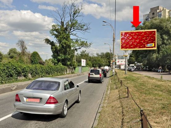 Фото рекламной плоскости по адресу Науки пр., 90, напротив, в сторону Столичное шоссе