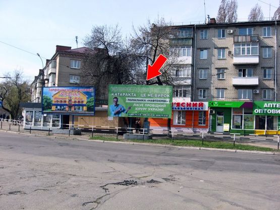 Фото рекламної площини за адресою вул. Київська, пр. Свободи