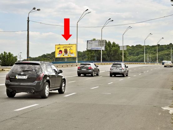 Фото рекламної площини за адресою Бойчука ул. (бывш. Киквидзе ул.) / Железнодорожное шоссе, мост, в сторону мост Южный, Саперно-Слободская ул.