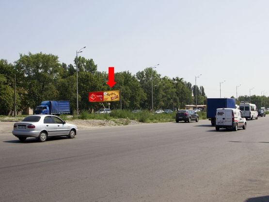 Фото рекламной плоскости по адресу Кольцевая дорога / Зодчих ул., 18, напротив, в сторону Одесская пл., правая