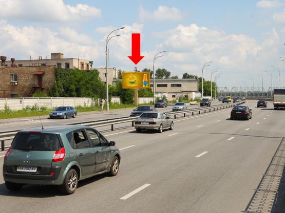 Фото рекламной плоскости по адресу Набережно-Рыбальская ул., 200м за мостом, в сторону Героев Сталинграда пр.