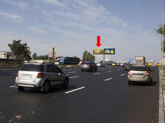 Фото рекламной плоскости по адресу Кольцевая дорога / Зодчих ул., 30, разделитель, в сторону Победы пр., левая