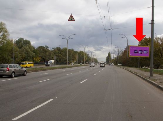 Фото рекламной плоскости по адресу Заболотного ул., 148, в сторону Столичного шоссе