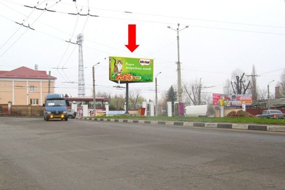 Фото рекламной плоскости по адресу Чикаленко ул. (бывш. Медведева ул.) / Шевченко ул., 1, Государственный Педагогический Университет