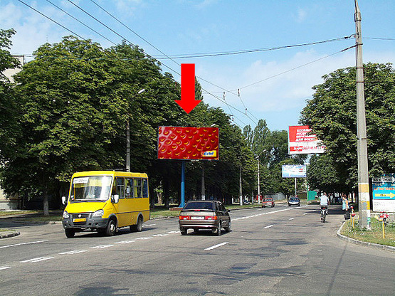 Фото рекламної площини за адресою Московская ул., 11