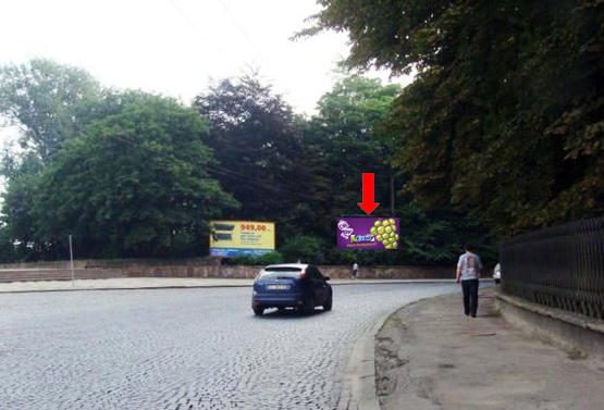 Фото рекламной плоскости по адресу Стрыйская ул., возле Монумента Славы, парка отдыха, в центр