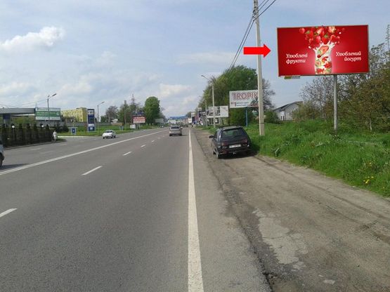 Фото рекламной плоскости по адресу Трасса Киев-Львов, с. Малехов, въезд в город