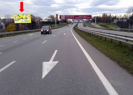 Фото рекламной плоскости по адресу Трасса Львов-Ивано-Франковск, с. Солонка, выезд из города, со стороны с. Солонка