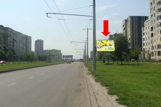 Фото рекламной плоскости по адресу Красной Калины пр-т, 74 / ул. Скрипника