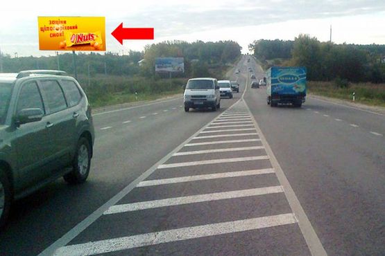 Фото рекламної площини за адресою Окружная дорога, в сторону с. Скнилов