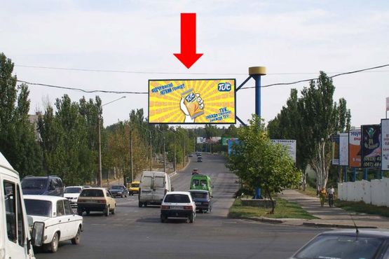 Фото рекламної площини за адресою 50-летия Победы пр. / ул. Фрунзе