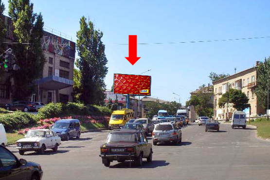 Фото рекламної площини за адресою Хмельницкого Б. пр., 1 / ул. Фрунзе