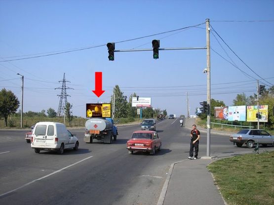 Фото рекламной плоскости по адресу Зрины И. ул. / ул. Шенборна