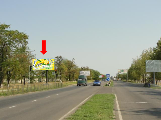 Фото рекламной плоскости по адресу Богоявленский пр. (бывш. Октябрьский пр.), напротив супермаркетов "Таврия В", "Эпицентр", в центр