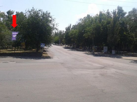 Фото рекламной плоскости по адресу Богоявленский пр. (бывш. Октябрьский пр.) / ул. Самойловича Д., возле магазина "Фуршет", Корабельного рынка